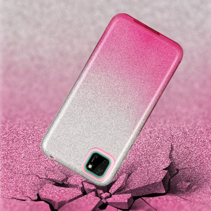 Hülle Huawei Y5p Schwarz Glitzergradient
