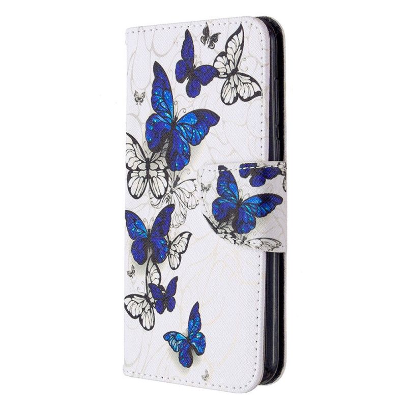 Lederhüllen Huawei Y5p Könige Schmetterlinge