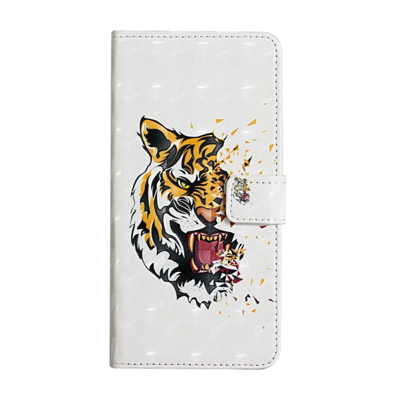 Lederhüllen Huawei Y5p Magischer Wilder Tiger
