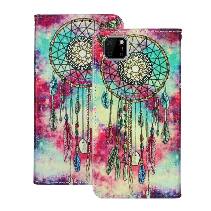 Lederhüllen Huawei Y5p Verzaubertes Mandala