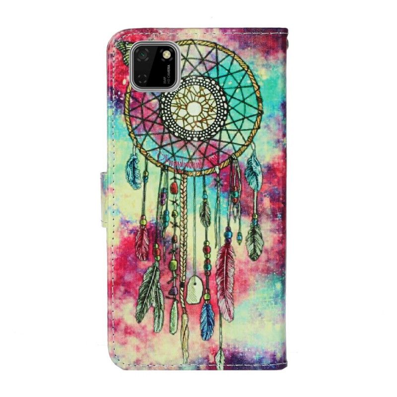 Lederhüllen Huawei Y5p Verzaubertes Mandala