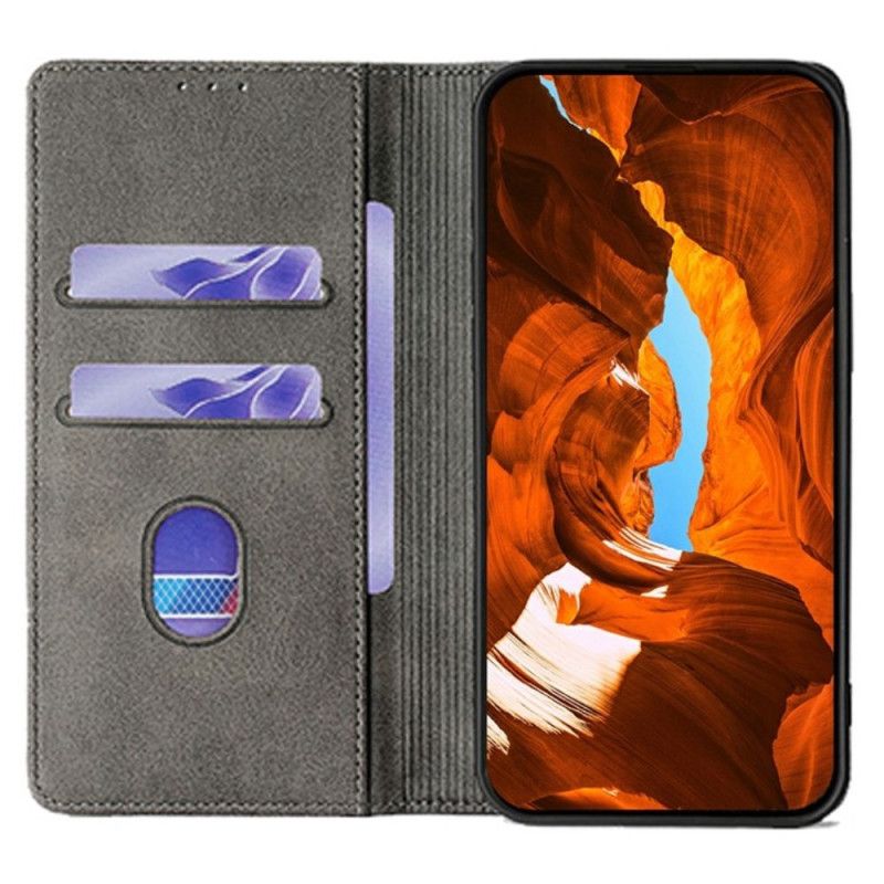 Flip Case Vivo V50 Lite 5g Handyhülle Zweifarbige Textur Mit Rfid-schutz