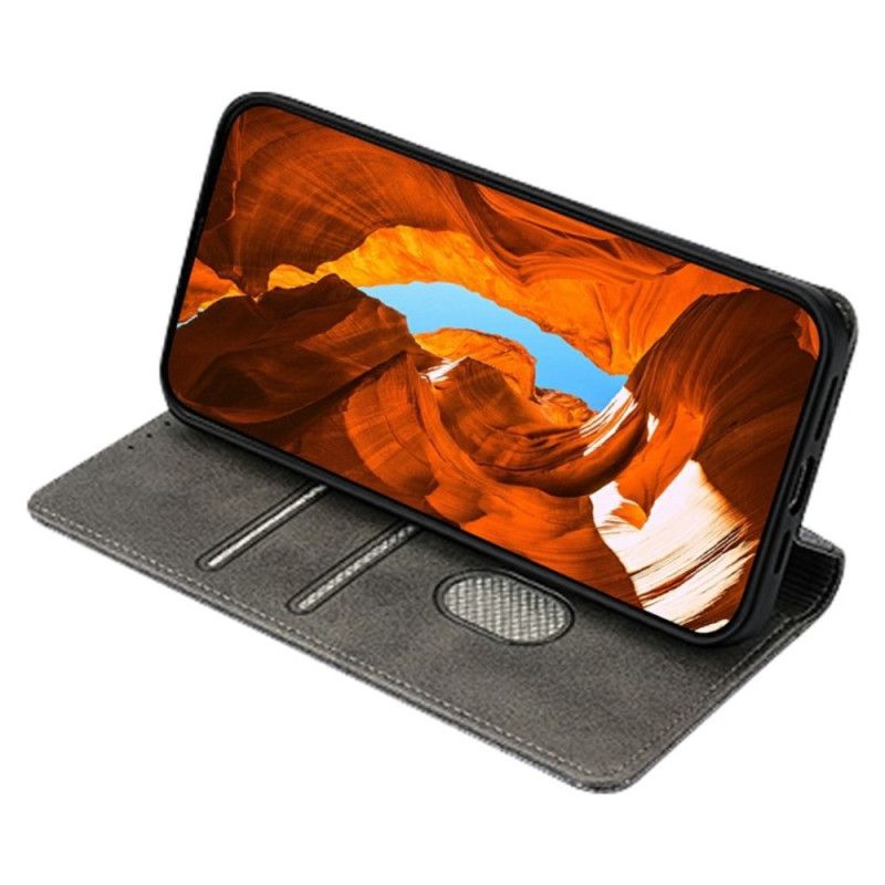 Flip Case Vivo V50 Lite 5g Handyhülle Zweifarbige Textur Mit Rfid-schutz