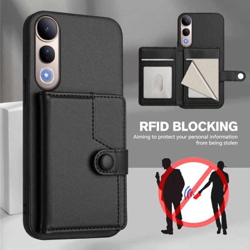 Hülle Vivo V50 Lite 5g Rfid-kartenhalter