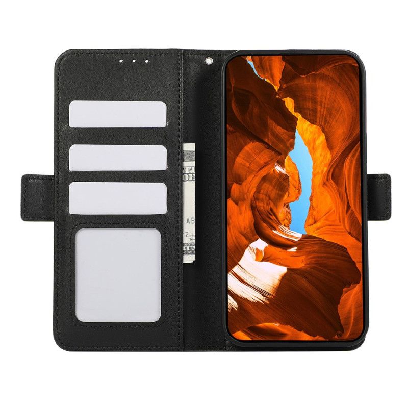 Hülle Oneplus Nord 5 Abeel Rfid-geldbörse Aus Leder