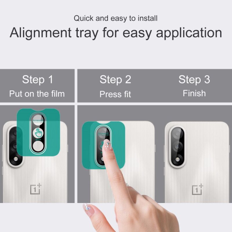 Imak Linsenschutzfolie Aus Gehärtetem Glas Für Oneplus Nord 5 (schwarze Version)