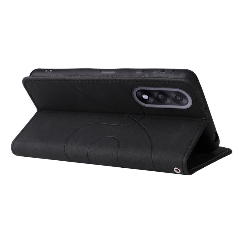 Lederhüllen Für Oneplus Nord 5 Wellenmuster