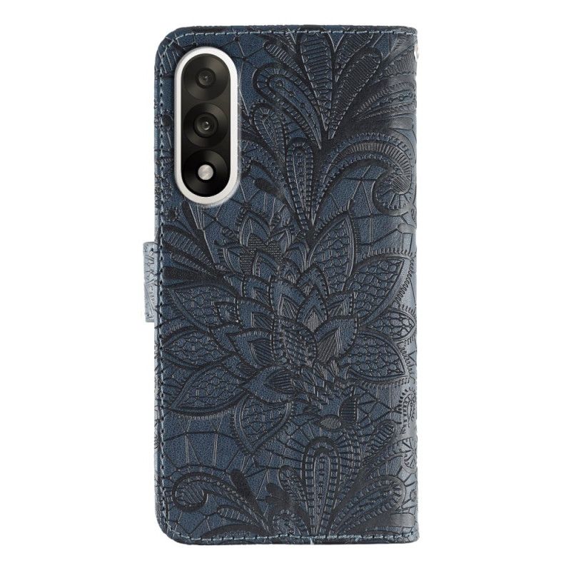 Lederhüllen Oneplus Nord 5 Florale Spitze