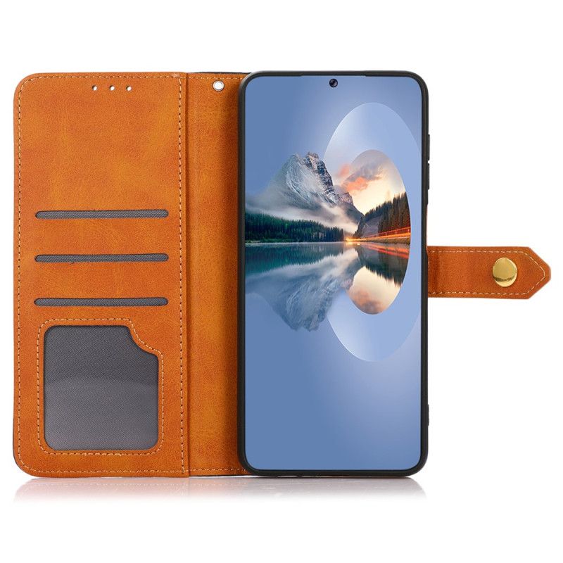Lederhüllen Oneplus Nord 5 Handyhülle Khazneh Goldverschluss