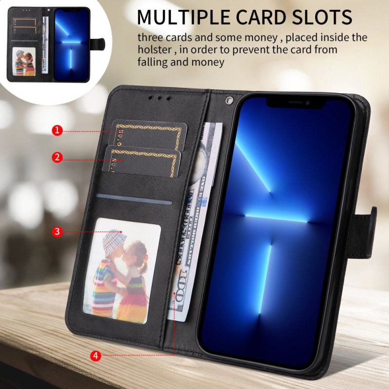 Lederhüllen Oneplus Nord 5 Handyhülle Lederoptik Mit Riemen