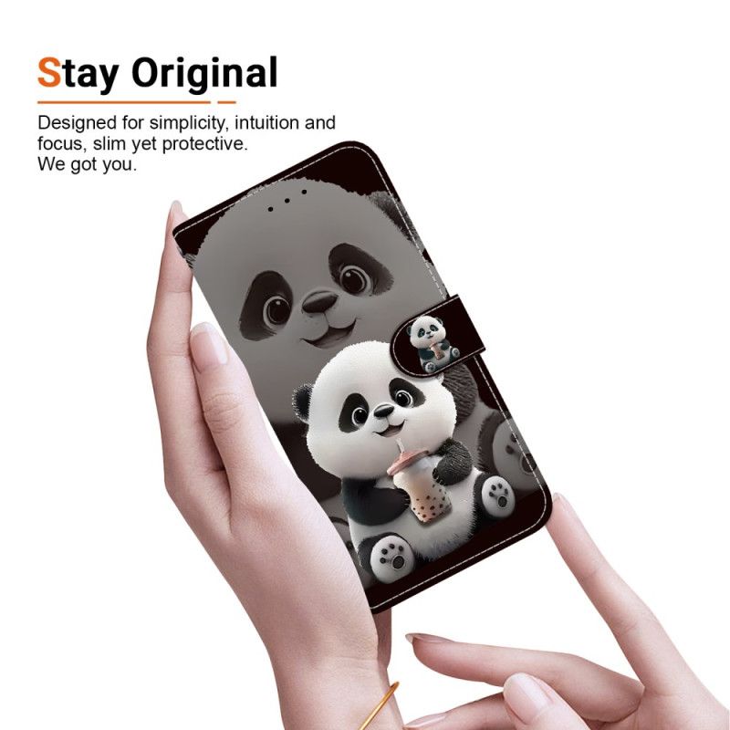 Lederhüllen Oneplus Nord 5 Handyhülle Panda