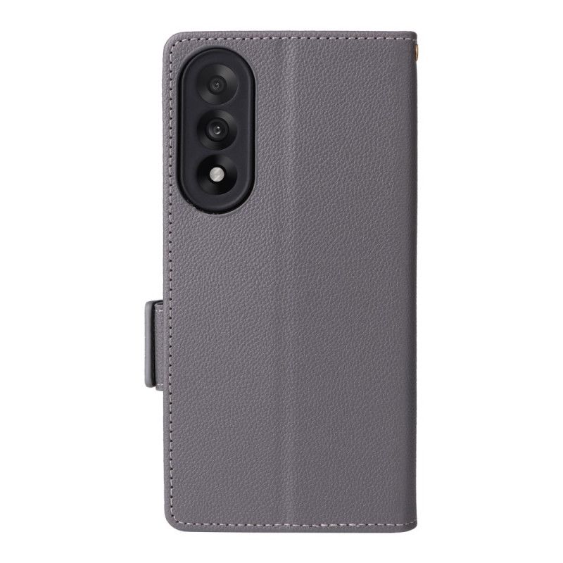 Lederhüllen Oneplus Nord 5 Strukturiert Mit Riemen