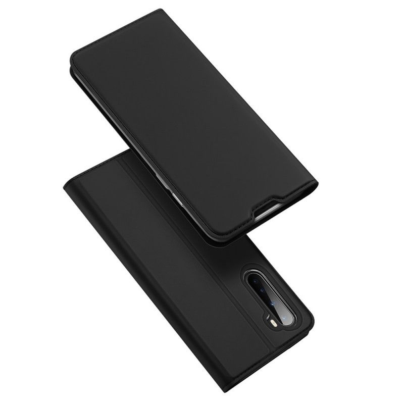 Flip Case OnePlus Nord Schwarz Pro-Dux-Ducis-Haut