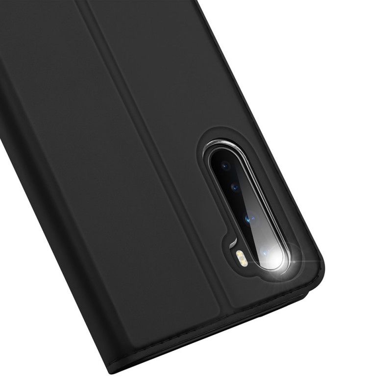 Flip Case OnePlus Nord Schwarz Pro-Dux-Ducis-Haut