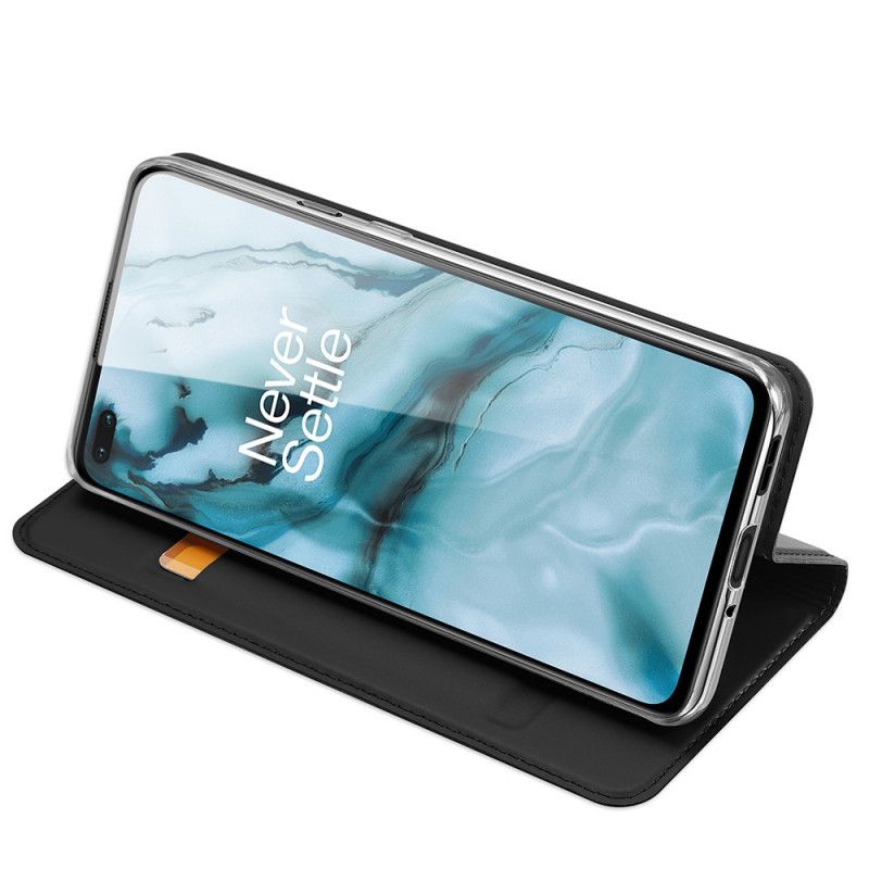 Flip Case OnePlus Nord Schwarz Pro-Dux-Ducis-Haut