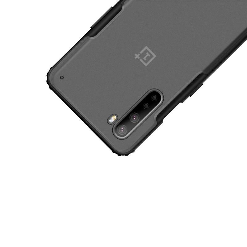 Hülle Für OnePlus Nord Schwarz Amor- Und Mattenkanten