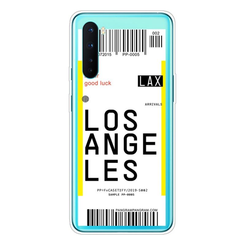 Hülle OnePlus Nord Bordkarte Nach Los Angeles