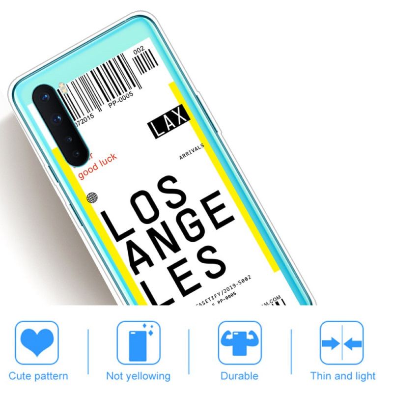 Hülle OnePlus Nord Bordkarte Nach Los Angeles