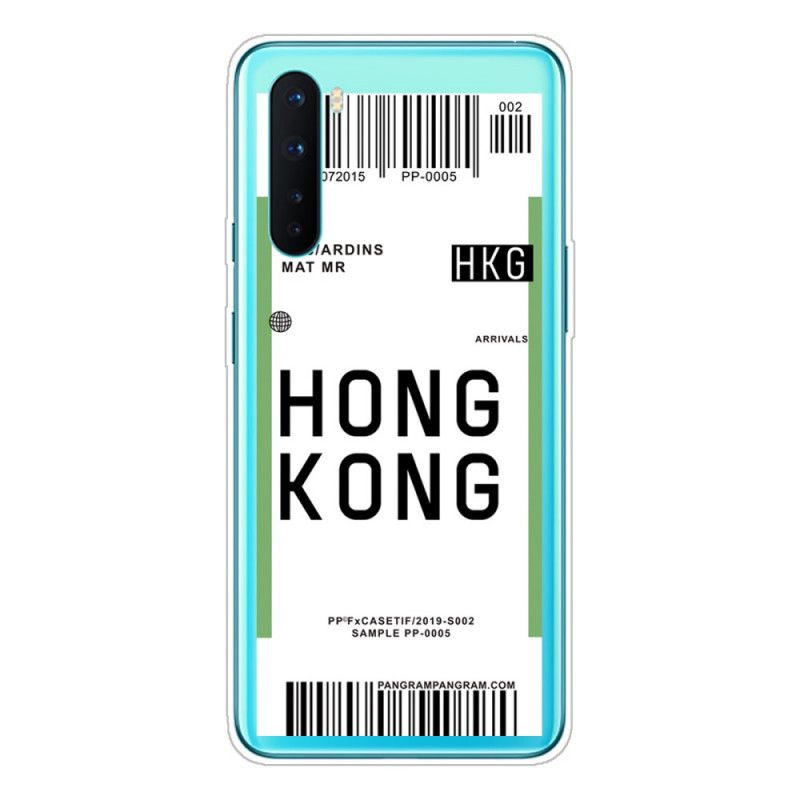 Hülle OnePlus Nord Handyhülle Bordkarte Nach Hongkong