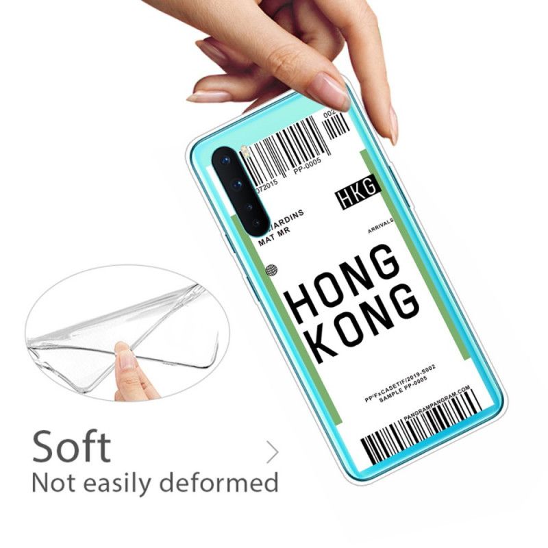 Hülle OnePlus Nord Handyhülle Bordkarte Nach Hongkong