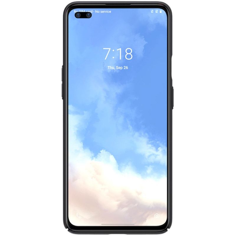 Hülle OnePlus Nord Schwarz Starrer Gefrosteter Nillkin