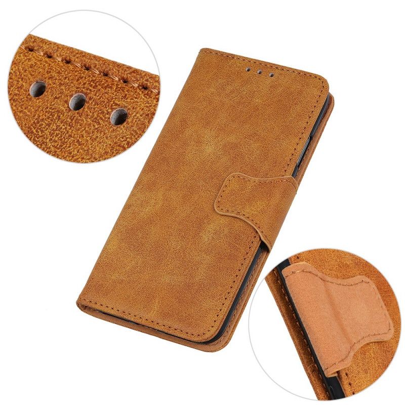 Lederhüllen OnePlus Nord Schwarz Vintage Spaltleder