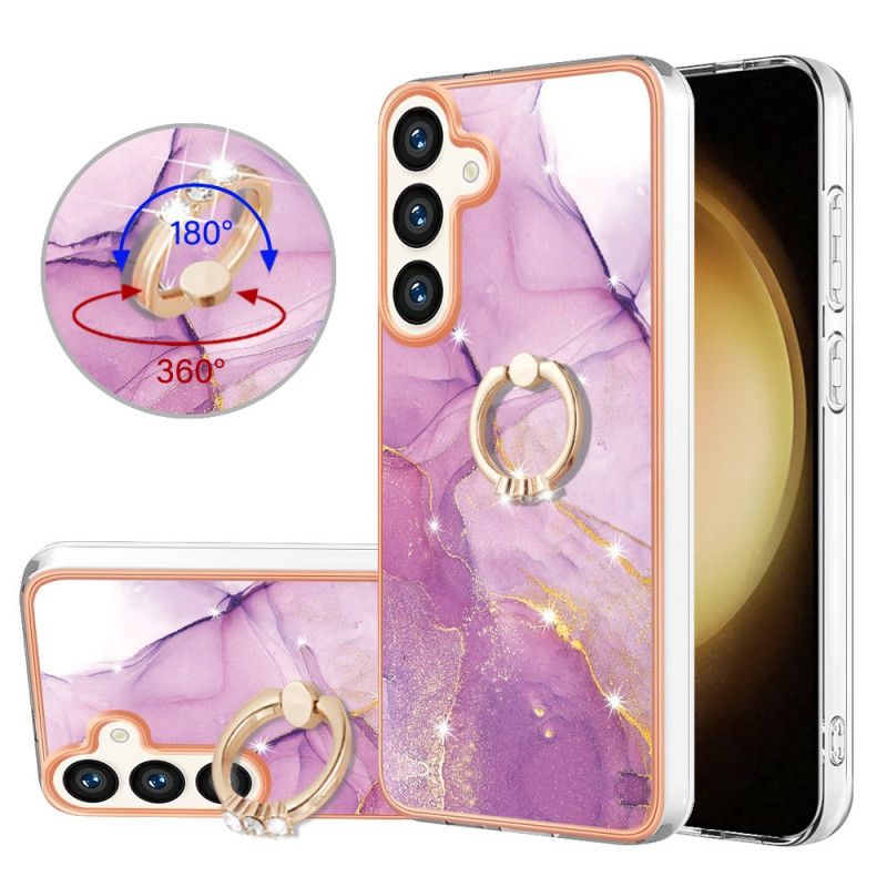 Hülle Für Samsung Galaxy S24 Plus 5g Marmor-stützring