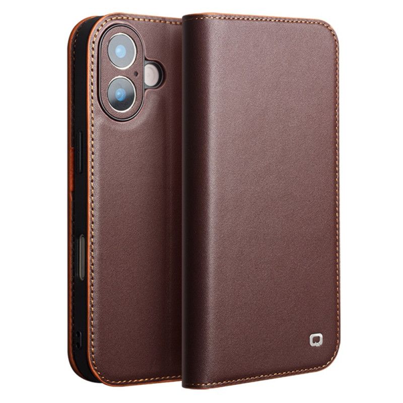 Flip Case Für iPhone 17 Qialino Leder