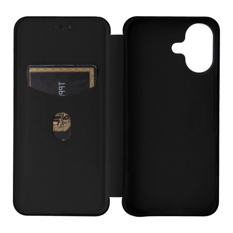 Flip Case iPhone 17 Carbonfaser