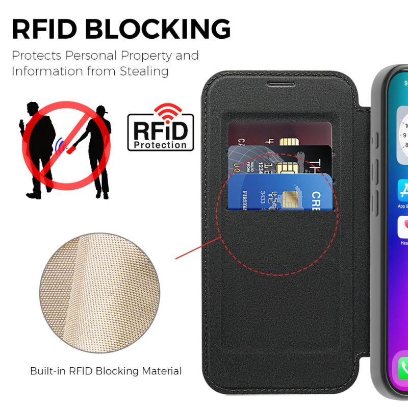 Flip Case iPhone 17 Magsafe-kompatibel Gesteppt