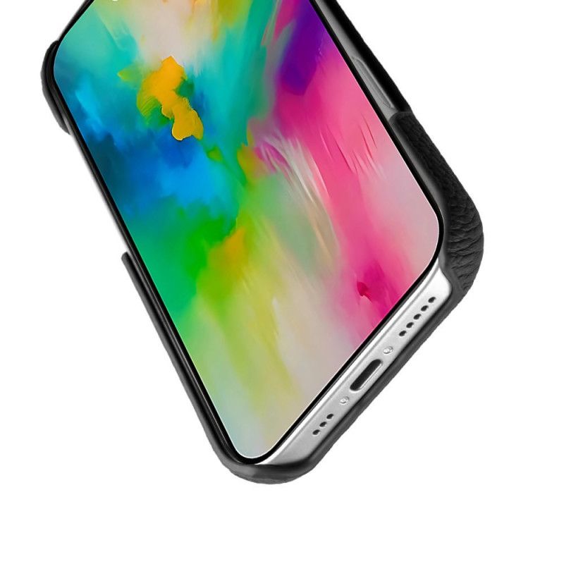 Hülle Für iPhone 17 Kompatibel Mit Magsafe Leder Und Mikrofaser