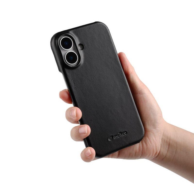 Hülle Für iPhone 17 Magsafe-kompatibel Gewachstes Leder