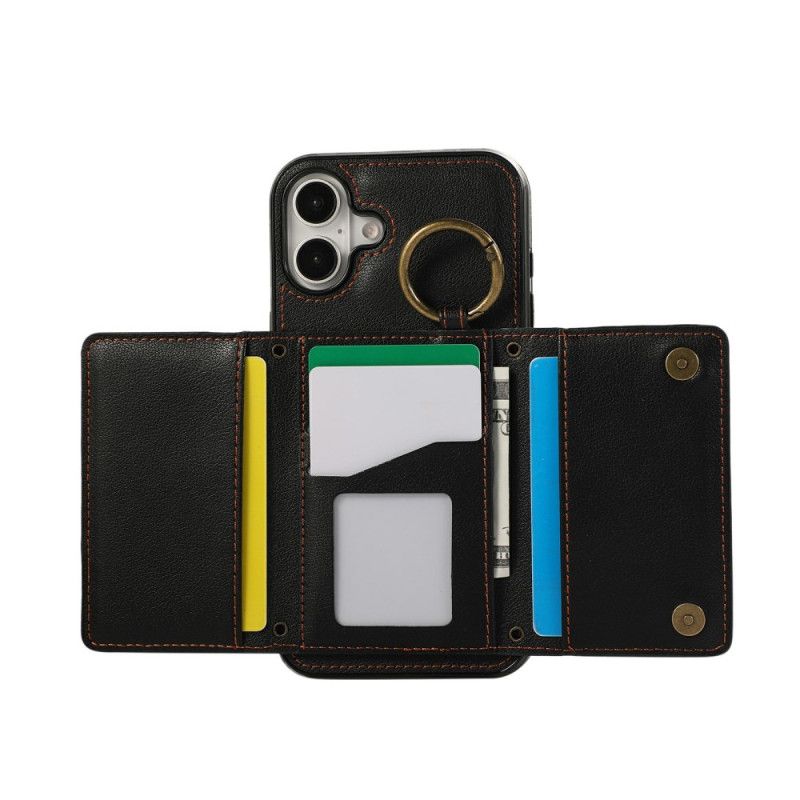 Hülle iPhone 17 Brieftasche Mit Reißverschluss