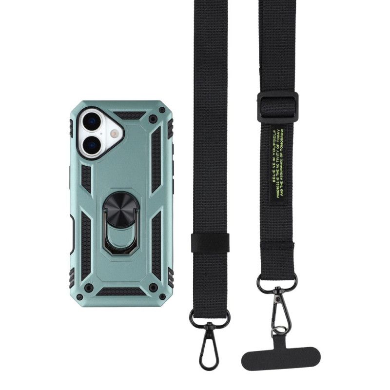 Hülle iPhone 17 Handyhülle Militärischer Schutz Mit Schultergurt