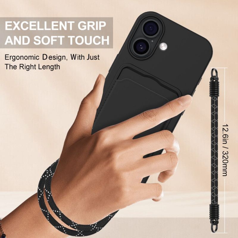 Hülle iPhone 17 Kartenhalter Mit Lanyard