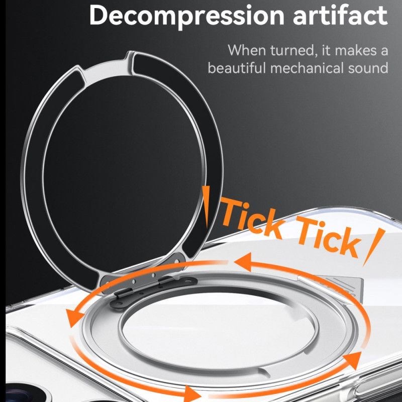 Hülle iPhone 17 Magsafe Transparent Mit Ständer