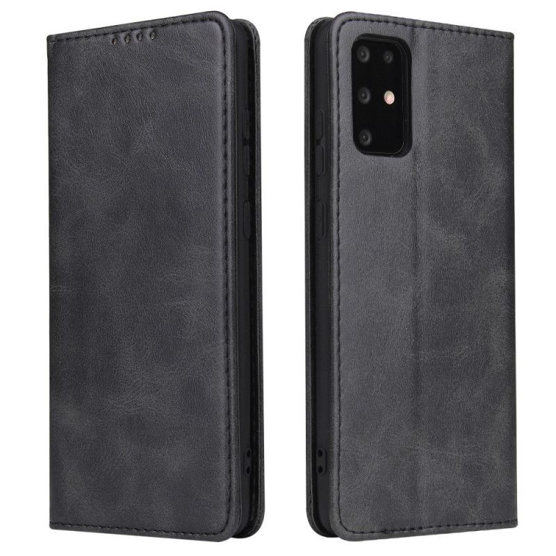 Flip Case Samsung Galaxy S20 Schwarz Business Style Plus Ledereffekt