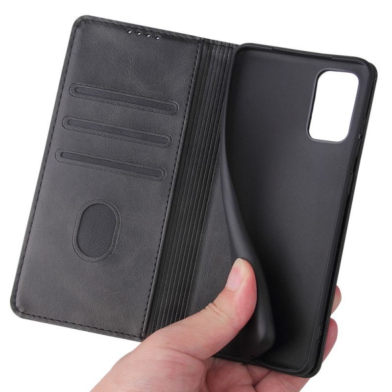 Flip Case Samsung Galaxy S20 Schwarz Business Style Plus Ledereffekt