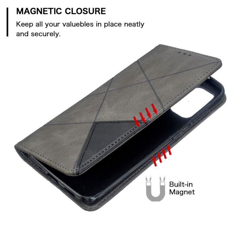 Flip Case Samsung Galaxy S20 Schwarz Handyhülle Künstlerstil