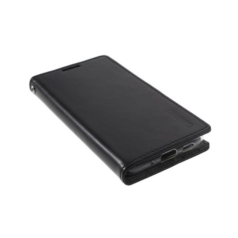 Flip Case Samsung Galaxy S20 Schwarz Quecksilberblauer Mondledereffekt