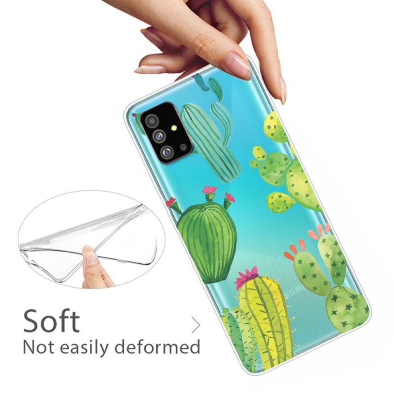 Hülle Für Samsung Galaxy S20 Aquarellkaktus