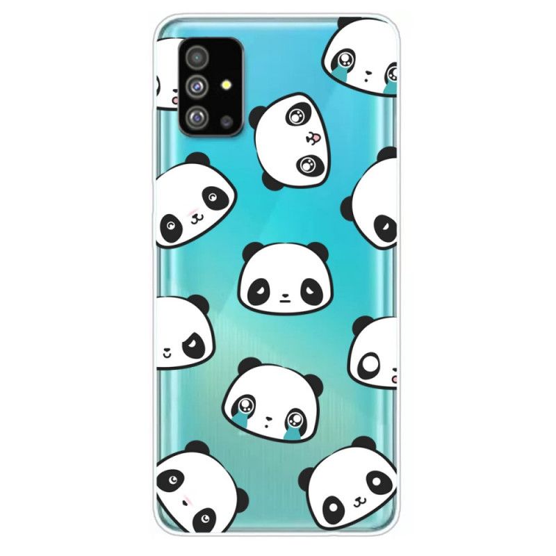 Hülle Für Samsung Galaxy S20 Transparente Sentimentale Pandas