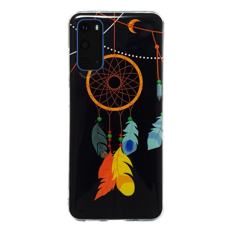 Hülle Samsung Galaxy S20 Einzigartiger Fluoreszierender Traumfänger