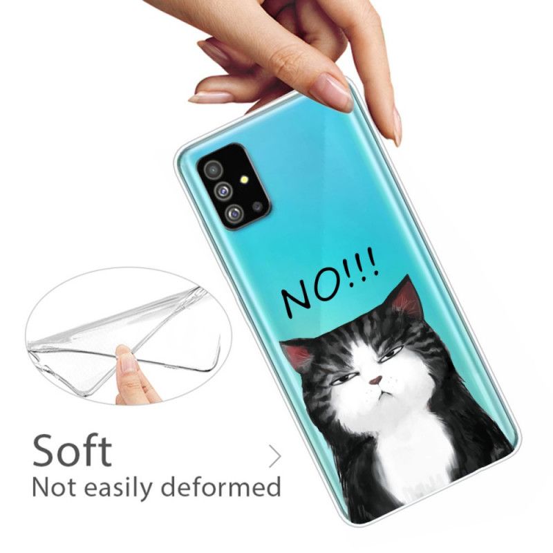 Hülle Samsung Galaxy S20 Handyhülle Die Katze. Die Nein Sagt