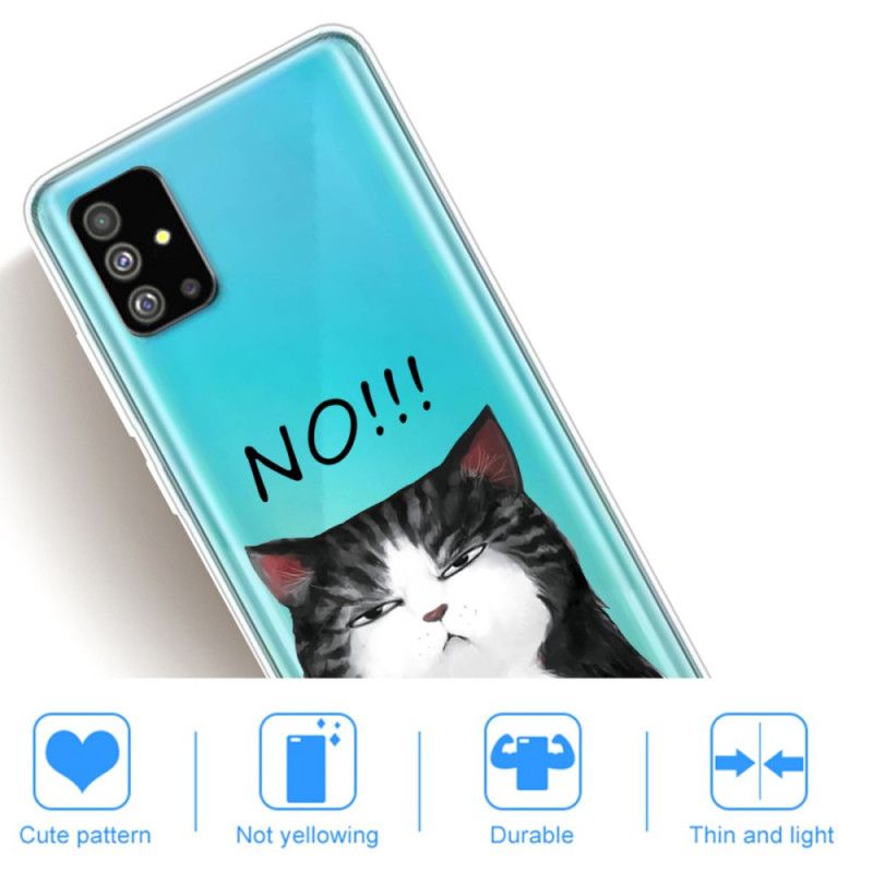 Hülle Samsung Galaxy S20 Handyhülle Die Katze. Die Nein Sagt