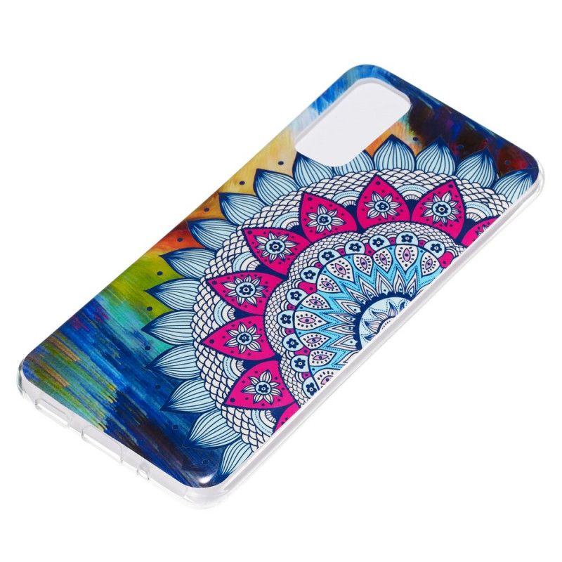 Hülle Samsung Galaxy S20 Handyhülle Fluoreszierendes Farbiges Mandala