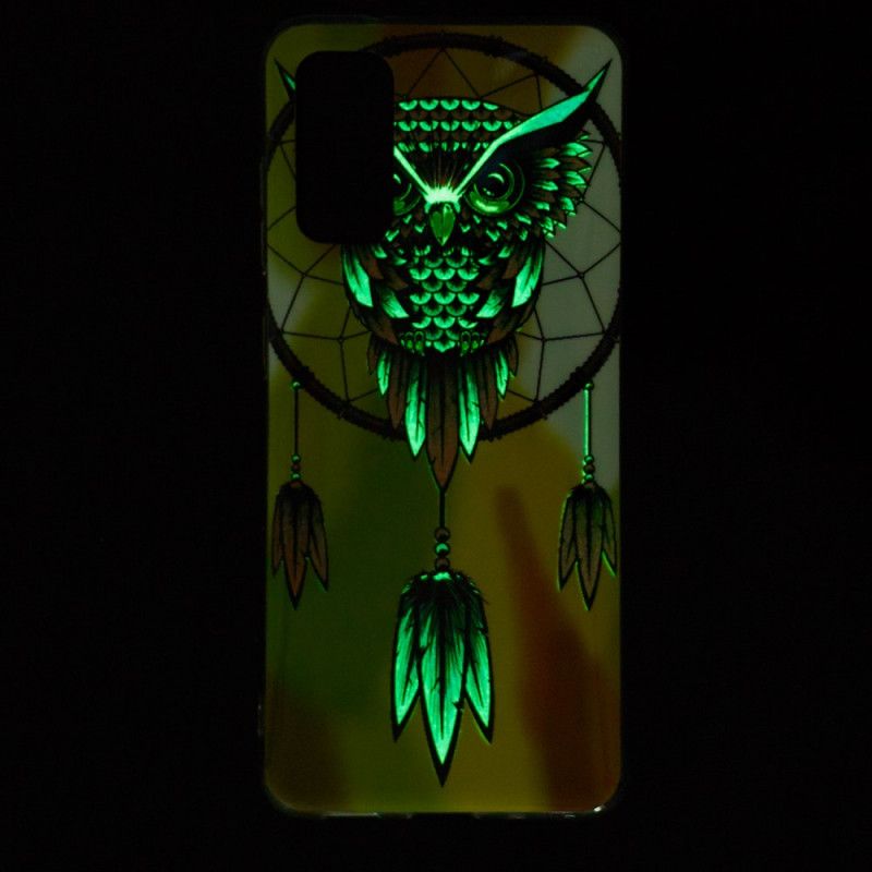 Hülle Samsung Galaxy S20 Traumfänger Der Fluoreszierenden Eule