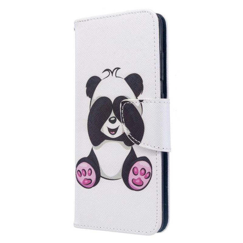 Lederhüllen Samsung Galaxy S20 Handyhülle Lustiger Panda