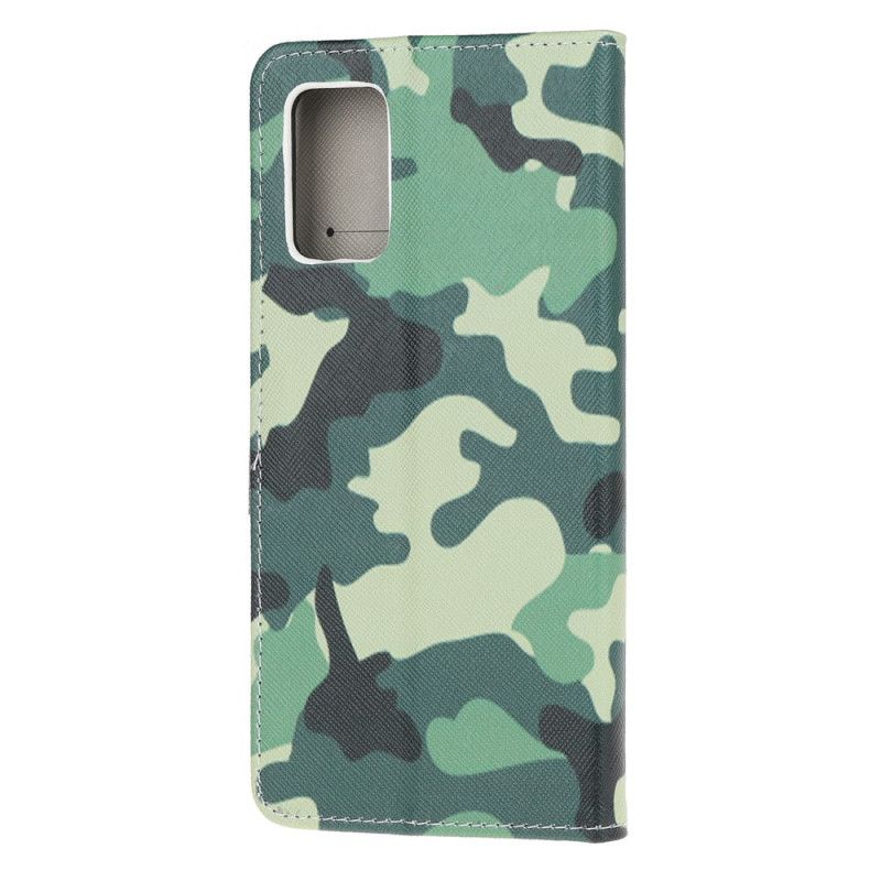 Lederhüllen Samsung Galaxy S20 Militärische Tarnung