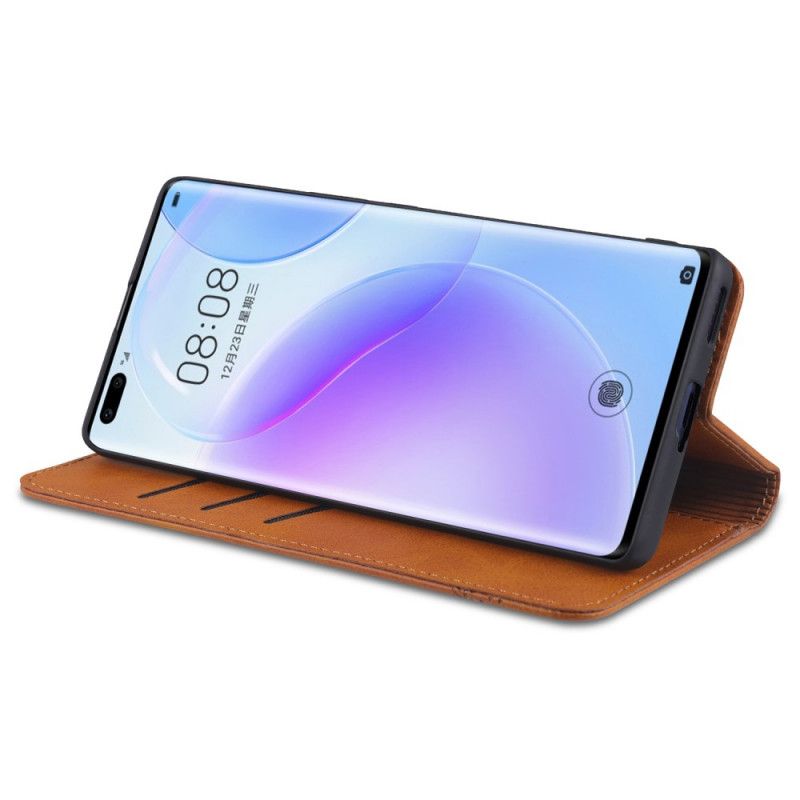 Flip Case Für Huawei Nova 9 Pro / Honor 50 Pro Azns Lederstil